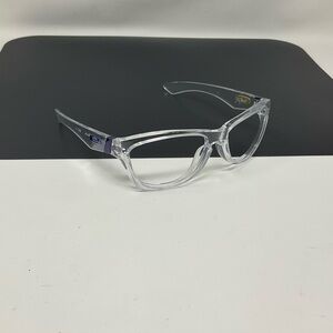 Oakley Jupiter 03-247 Polished Clear / Violet Icons No Lenses